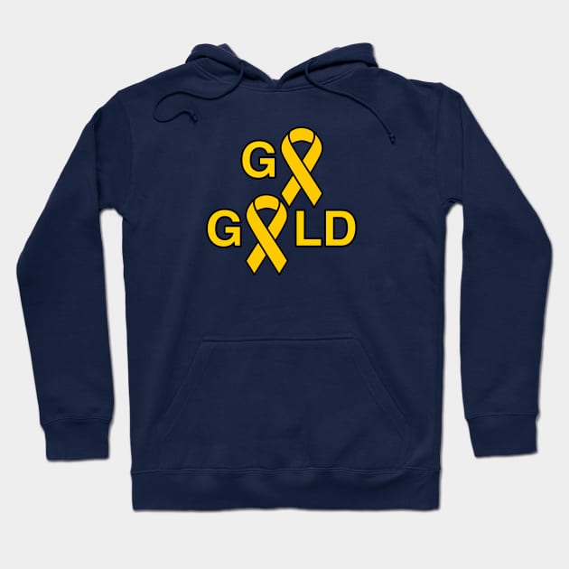 Go Gold! Hoodie by scribbler1974